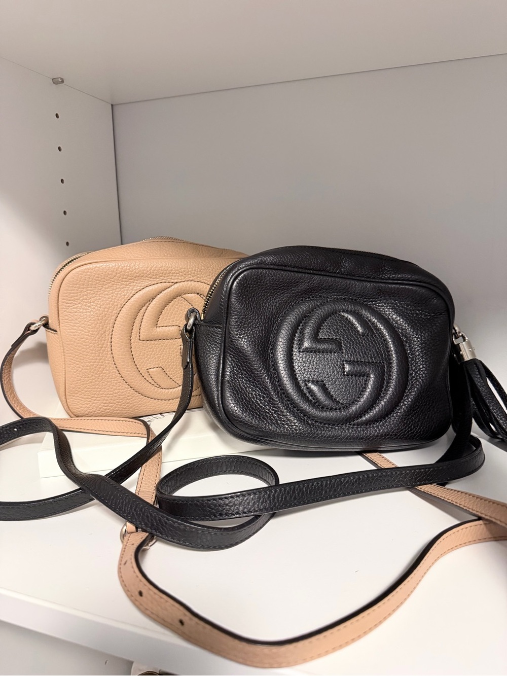 Gucci Black Leather Crossbody Bag